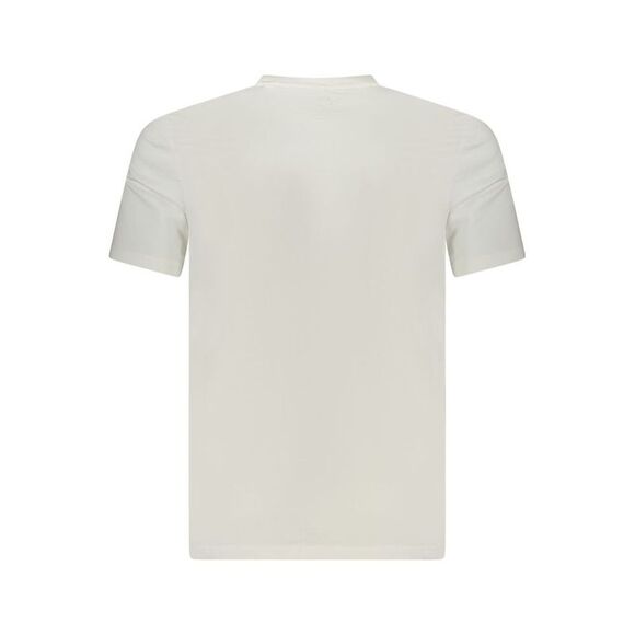 Guess Jeans White Cotton Men Men's T-Shirt - Picture 2 of 2
